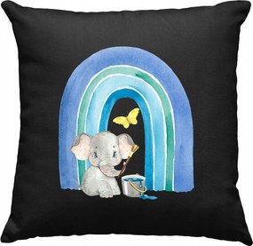 Elefánt párna Elefánt kedves Gyerek 5 Fekete