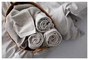 Világosszürke frottír pamut törölköző 30x30 cm Comfort – Södahl