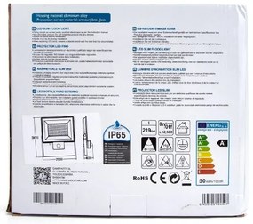 Aigostar - LED Reflektor érzékelővel LED/50W/230V 6400K IP65 fehér