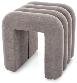 Szürke designer taburet TICA