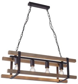 Leuchten Direkt 15684-79 - Csillár láncon EDITH 4xE27/60W/230V