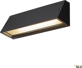 SLV 1003453 PEMA Modern Kültéri Fali Lámpa Fekete, Átlátszó LED IP65