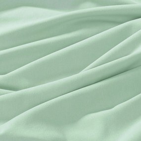 Goldea természetes lenvászon keverék - világos menta 300 cm