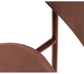 Terrakotta színű étkezőszék szett 2 db-os Kirkland – Unique Furniture