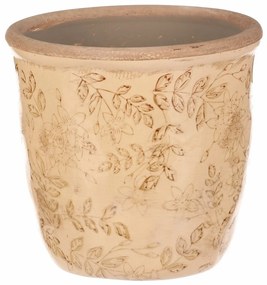 Kerámia virágtartó Flores retro, 14 x 13 cm, 14 cm