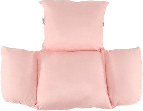 Függő fotel, átlátszó/arany/rózsaszín, BUBBLE NEW TYP 1