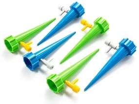 Spike Drip Készlet növények öntözéséhez - 10x locsoló csepegtető szeleppel - kék, zöld