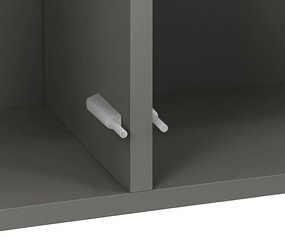 Boxie 2 ajtós fali szekrény 80x80x37 cm antracit