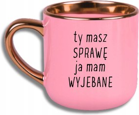 Bögre Rózsaszín Elegáns Nagy Vicces Ajándék Neked Van Egy Ügyed