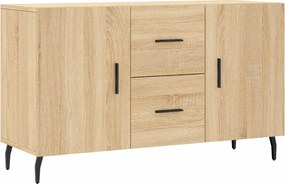 vidaXL sonoma tölgy színű szerelt fa tálalószekrény 100 x 36 x 60 cm