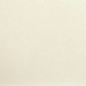 krémszínű szövet és acél feltekerhető napellenző 200 x 115 cm
