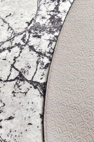 Marble fehér fürdőszobai szőnyeg 100 cm