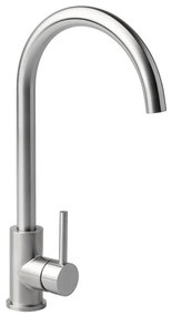 ALVEUS ES3508AE - VIOLA mosogató csaptelep, 36,7 cm, szálcsiszolt rozsdamentes acél