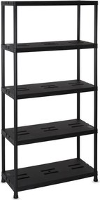 Műanyag polcos állvány UNIVERSAL PRO 94-5 fekete