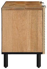 barna tömör mangófa TV-szekrény 105 x 33 x 46 cm