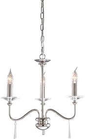 Elstead Lighting FINSBURY PARK FP3-POL-NICKEL Csillár 3x60W/E14