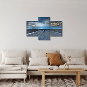 Kép egy viharról az úton (90x60 cm)