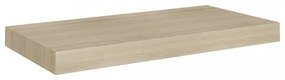 tölgyszínű MDF lebegő fali polc 50 x 23 x 3,8 cm