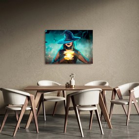 Boszorkány képe (üvegen) (70x50 cm)