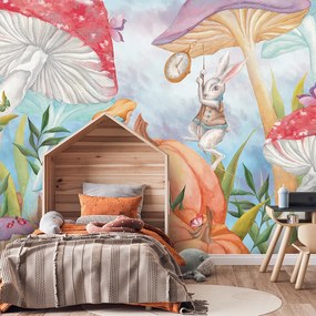 Gario Fotótapéta Kis Alice Csodaországban napközben Anyag: Vlies, Méret: 100 x 70 cm