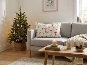 Poliészter-pamut párnahuzat HOLLY BOWS POLY 50x70 cm, színes
