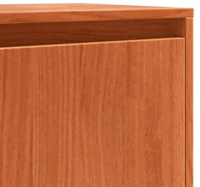 Széf Barna 111 x 34 x 60 cm Tömör fenyőfa