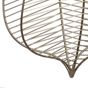 Aranyszínű függőlámpa fém búrával – Ixia