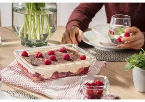 Tefal - Élelmiszer tartó 3 l MSEAL GLASS piros/üveg