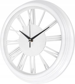 Falióra 35cm modern fehér nagy nappaliba és konyhába dekoratív