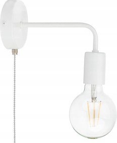 Loft fix fali lámpa 1x E27, láncos on/off kapcsolóval