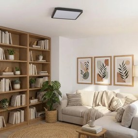 Brilagi - LED mennyezeti lámpatest ESTELA SQUARE LED/24W/230V 31x31 cm fekete