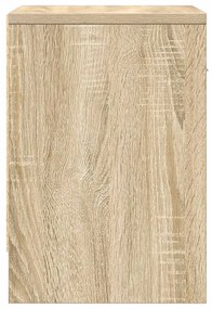 2 db sonoma tölgy színű éjjeliszekrény fiókkal 39x28x41 cm