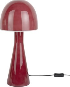 Piros asztali lámpa üveg búrával (magasság 45 cm) Bombin – Leitmotiv