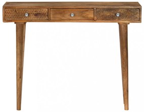 tömör mangófa tálalóasztal 102 x 30 x 79 cm