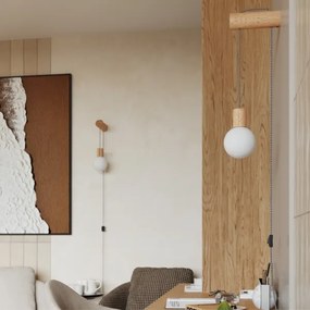 Sollux SL.1645 - Fali lámpa NIBMI 1xG9/8W/230V bükkfa