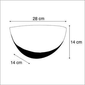 Okos fali lámpa fehér, WiFi-vel - Britt