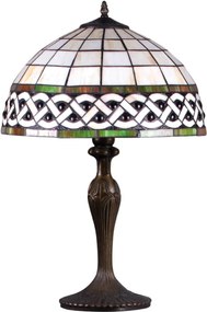 Kaja Tifany asztali lámpa 1x60 W sokszínű K-G162208
