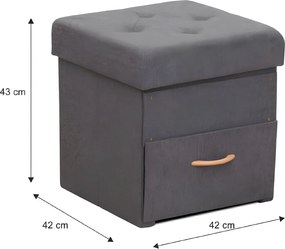 Puff, szürke, SULOT TYP 1