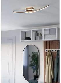 Eglo 901219 - LED Mennyezeti lámpa LUNGOLAGO LED/12W/230V 4000K réz