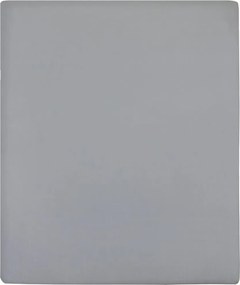 vidaXL 2 db szürke pamutdzsörzé gumis lepedő 160x200 cm