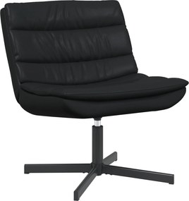 vidaXL Forgószék Fekete 63 x 75 x 76 cm Fényes PU