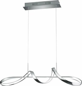 TRIO R37091106 PERUGIA Modern Led Függesztett Lámpa Ezüst LED IP20