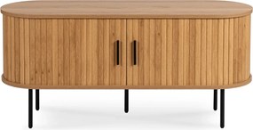 TV szekrény 120 cm kétajtós kivitelben tölgy színben - TRISH