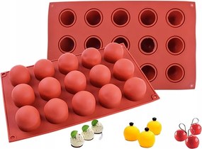 Szilikon öntőforma egyrészes Kis Gömb 4cm