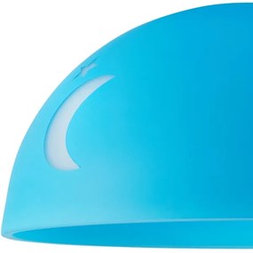 Pótló üveg DAY & NIGHT E27, 30 cm átmérő, kék