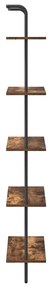 Könyvespolc Füstölt tölgy 60 x 24 x 168 cm Faanyag