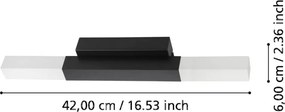 Eglo ALCUDIA 900617 Fali lámpa 2x5,5W/LED 3000K 1200LM IP44