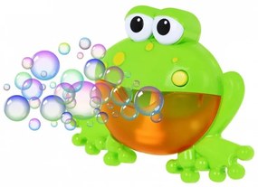 Buborékfújó játék fürdőkádba, zenélő béka, tapadókorongos rögzítéssel, 18 hónap +
