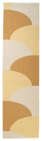 Okkersárga kültéri-beltéri futószőnyeg 70x270 cm Hill Ochre Pale Yellow – Pappelina