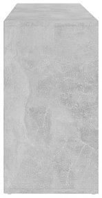 betonszürke szerelt fa cipőtároló pad 103 x 30 x 54,5 cm